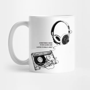 Billy Joel //\\ Need to Listen Aesthetic Vintage Mug